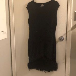 Black Sequin Dress